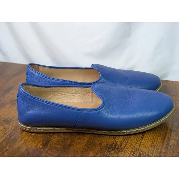 Charix Slip-On Cobalt Blue Leather Shoes Womens US 11/Eu 42 Travel Work Casual - Picture 5 of 11